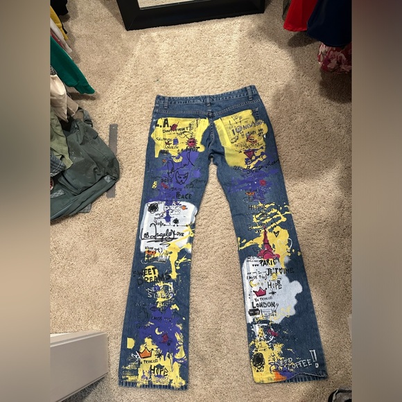 Painted Old Navy jeans - Picture 10 of 10